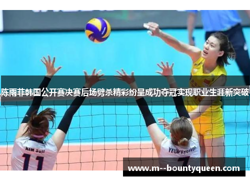 陈雨菲韩国公开赛决赛后场劈杀精彩纷呈成功夺冠实现职业生涯新突破